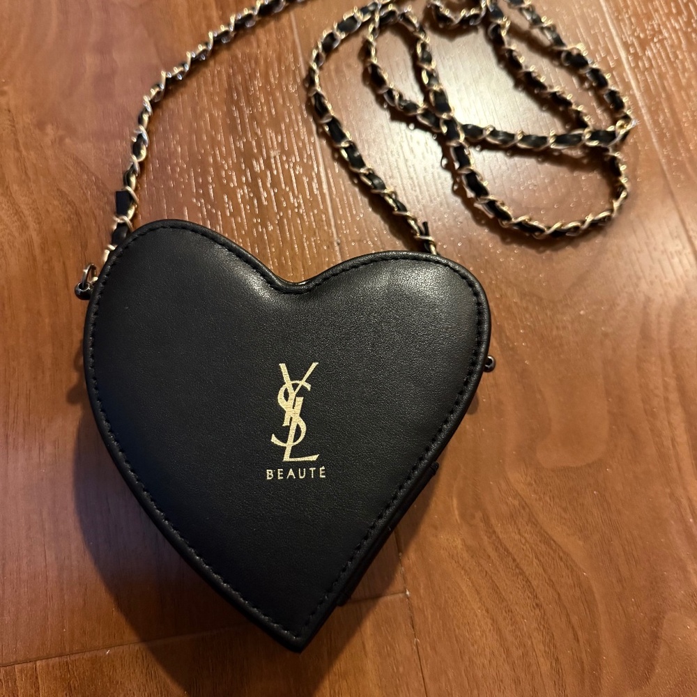 YSL cosmetic bag/ pouch: converted to crossbody